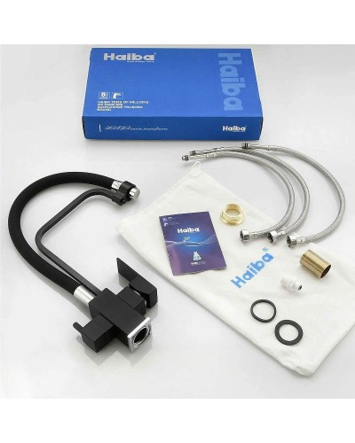 Смеситель для кухни Haiba HB76857 Черный