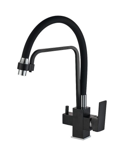 Смеситель для кухни Haiba HB76857 Черный