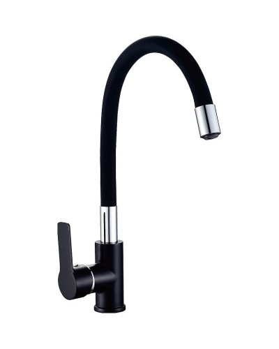 Смеситель для кухни Haiba HB70113-7 Черный Хром