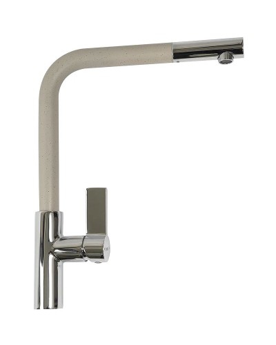 Смеситель для кухни Haiba HB70501-14 Хром Бежевый