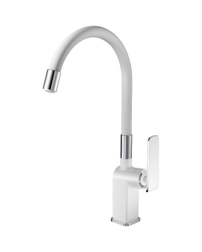 Смеситель для кухни Haiba HB73548-8 Белый Хром