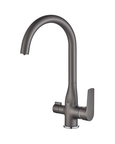 Смеситель для кухни Haiba HB76533-3 Пепельный