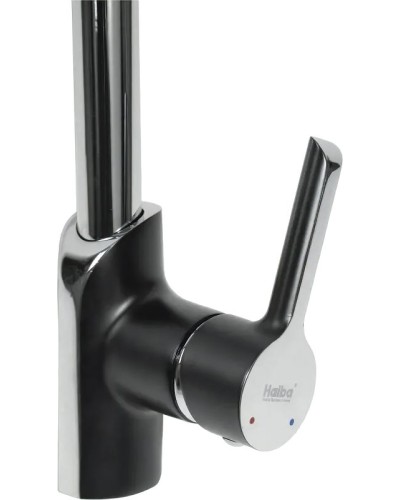 Смеситель для кухни Haiba HB70805-7 Черный Хром
