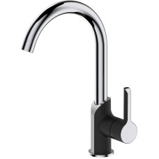 Смеситель для кухни Haiba HB70805-7 Черный Хром