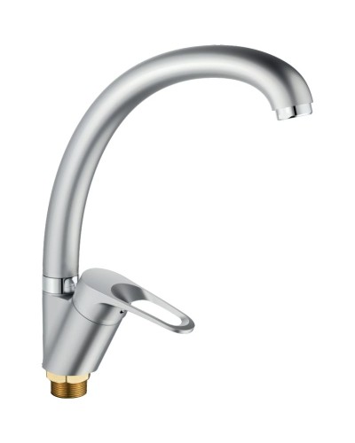 Смеситель для кухни Haiba HB4313-1 Хром матовый