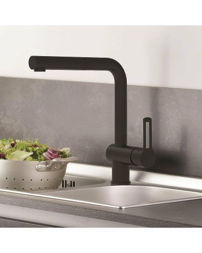 Смеситель для кухни Paffoni Ringo RIN295NO Черный матовый