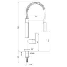 Смеситель для кухни Paini Arena 92CR557LLPE2SKM