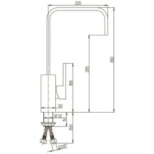 Смеситель для кухни Paini Dax 84CR572R2SKM
