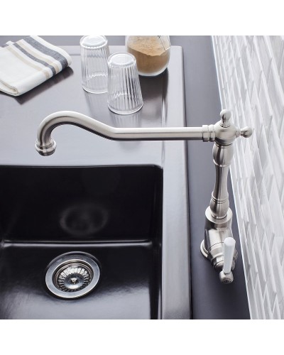 Смеситель для кухни Jacob Delafon Cleo 1889 E24317-VS Матовая сталь