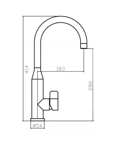 Смеситель для кухни Zorg Inox SZR-1091A
