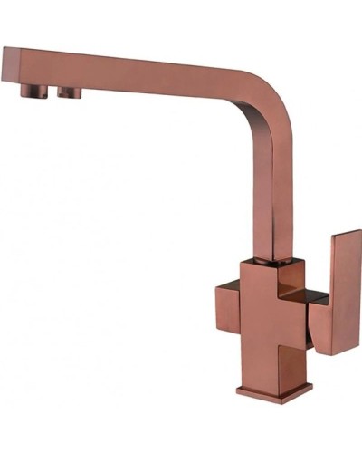 Смеситель для кухни с подключением к фильтру Zorg Sanitary ZR 311 YF-PVD COPPER
