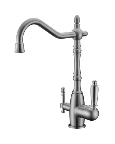 Смеситель для кухни с подключением к фильтру Zorg Sanitary ZR 312 YF-33-SATIN