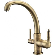 Смеситель для кухни с подключением к фильтру Zorg Sanitary ZR 315 YF-33 BR