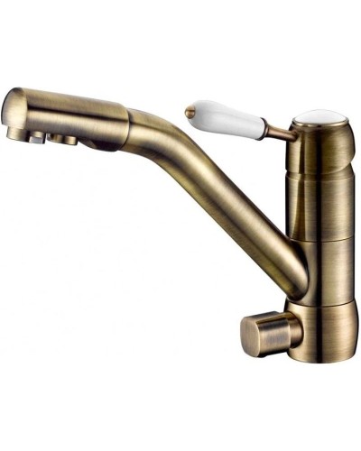 Смеситель для кухни с подключением к фильтру Zorg Sanitary ZR 400 KF-46-BR