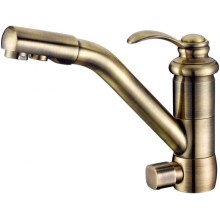 Смеситель для кухни с подключением к фильтру Zorg Sanitary ZR 400 KF-47-BR