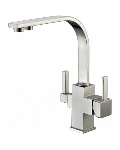 Смеситель для кухни с подключением к фильтру Zorg Sanitary ZR 332 YF NICKEL