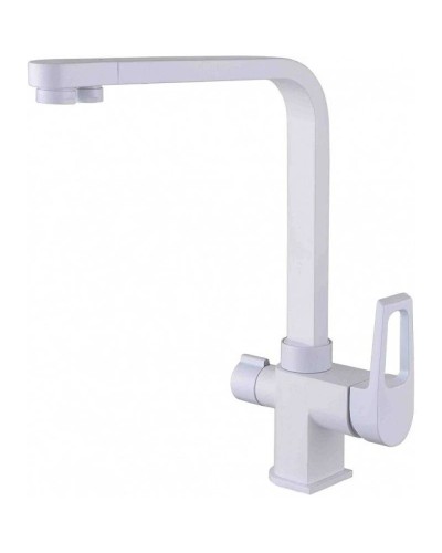 Смеситель для кухни с подключением к фильтру Zorg Sanitary ZR 334 YF-WHITE