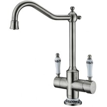 Смеситель для кухни с подключением к фильтру Zorg Sanitary ZR 344 YF STEEL