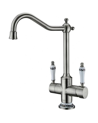 Смеситель для кухни с подключением к фильтру Zorg Sanitary ZR 344 YF STEEL