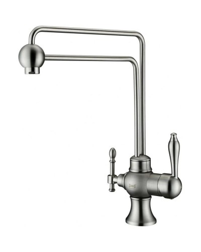 Смеситель для кухни с подключением к фильтру Zorg Sanitary ZR 345 YF STEEL