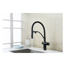 Смеситель для кухни Lemark Bronx LM3761BL Черный