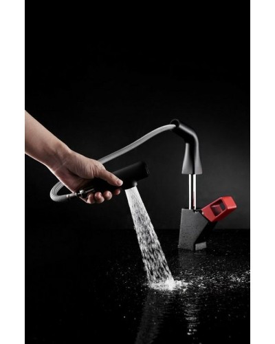 Смеситель для кухни Lemark Soul LM6008BR Черный