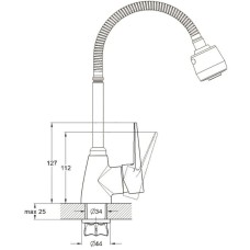 Смеситель для кухни G.Lauf ZOP4-E045