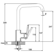 Смеситель для кухни G.Lauf LOF4-C033