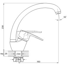 Смеситель для кухни G.Lauf 8G4-A018