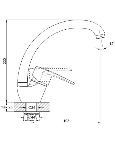 Смеситель для кухни G.Lauf 8G4-A181