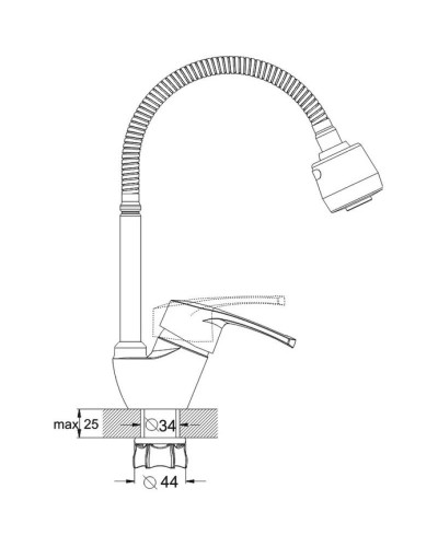 Смеситель для кухни G.Lauf 8G4-E181