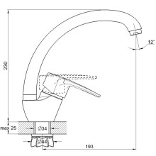 Смеситель для кухни G.Lauf 8G4-A181KS