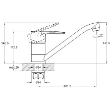 Смеситель для кухни G.Lauf 4T4-A180