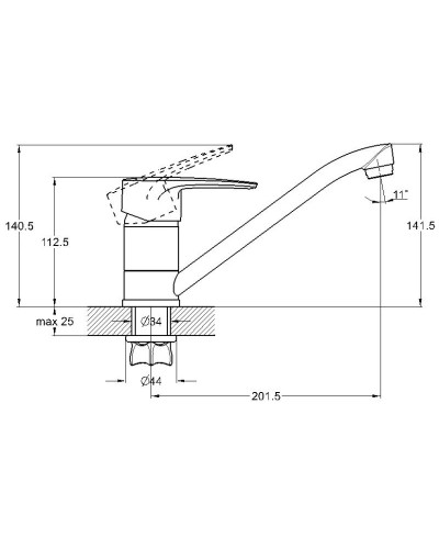 Смеситель для кухни G.Lauf 4T4-A180