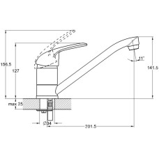 Смеситель для кухни G.Lauf 4P4-A043
