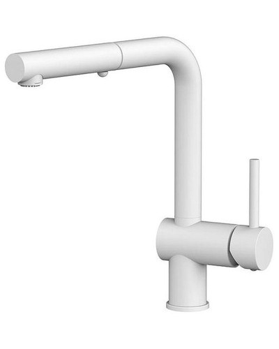 Смеситель для кухни Paffoni Light LIG285BO-MET Белый матовый