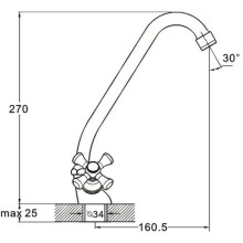 Смеситель для кухни G.Lauf QMT4-A722