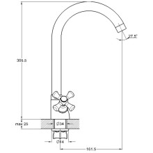 Смеситель для кухни G.Lauf QTZ4-A827