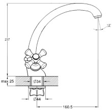 Смеситель для кухни G.Lauf QTZ4-B827