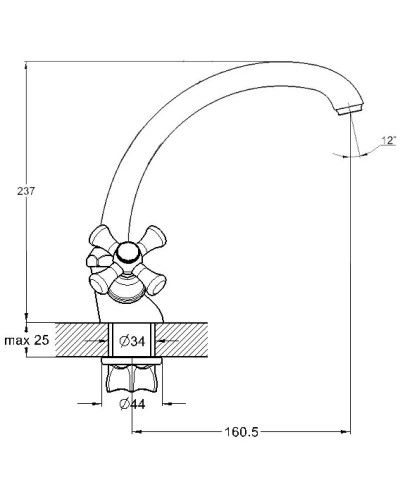 Смеситель для кухни G.Lauf QTZ4-B827
