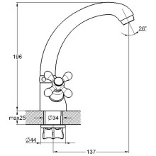 Смеситель для кухни G.Lauf QTZ4-C827