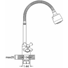 Смеситель для кухни G.Lauf QTZ4-E827