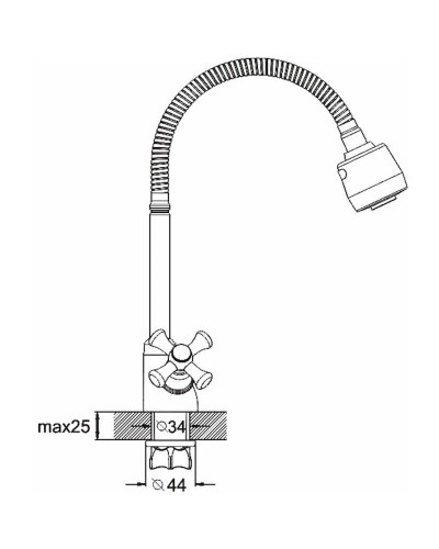 Смеситель для кухни G.Lauf QTZ4-E827