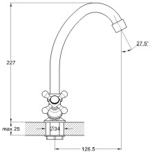 Смеситель для кухни G.Lauf JML4-A605