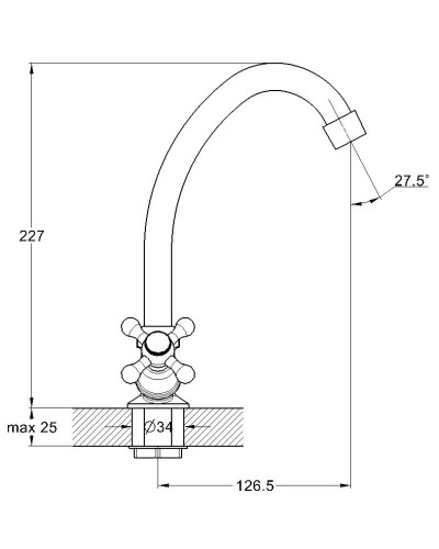 Смеситель для кухни G.Lauf JML4-A605