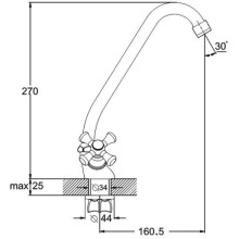 Смеситель для кухни G.Lauf QST4-A827