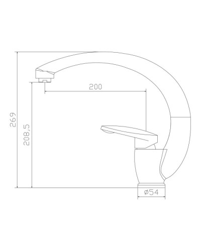 Смеситель для кухни Seaman Eco Venice SSN-0900