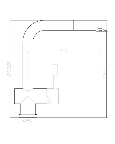 Смеситель для кухни Seaman Eco Venice SSN-0912P