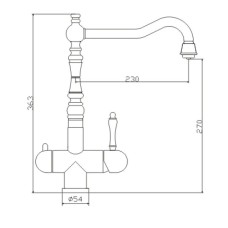 Смеситель для кухни Seaman Eco Venice SSN-1017