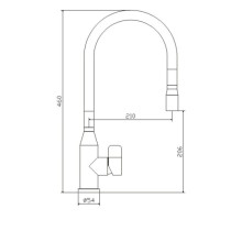 Смеситель для кухни Seaman Eco Venice SSN-1096P